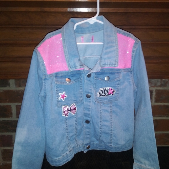 jojo siwa blue jean vest